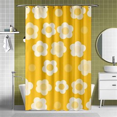 Floral Pattern Shower Curtain 48  X 72  (small) 