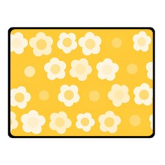 Floral Pattern Double Sided Fleece Blanket (small) 