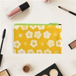 Floral pattern Cosmetic Bag (XS) Back