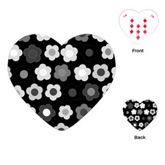 Floral Pattern Playing Cards (heart) 