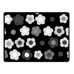 Floral Pattern Double Sided Fleece Blanket (small)  by Valentinaart