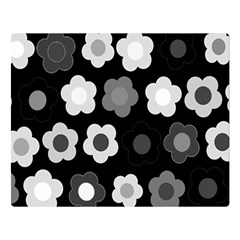 Floral Pattern Double Sided Flano Blanket (large)  by Valentinaart