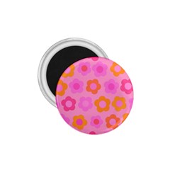 Pink Floral Pattern 1 75  Magnets