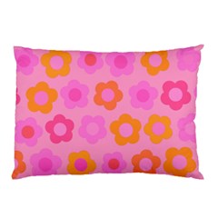 Pink Floral Pattern Pillow Case