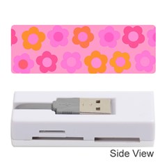 Pink Floral Pattern Memory Card Reader (stick) 