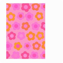 Pink Floral Pattern Large Garden Flag (two Sides)