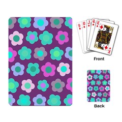 Floral Pattern Playing Card by Valentinaart