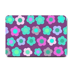 Floral Pattern Small Doormat  by Valentinaart