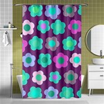 Floral pattern Shower Curtain 48  x 72  (Small)  Curtain(48  X 72 ) - 42.18 x64.8  Curtain(48  X 72 )