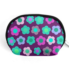 Floral Pattern Accessory Pouches (medium)  by Valentinaart