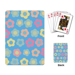 Floral Pattern Playing Card by Valentinaart