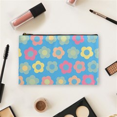 Floral Pattern Cosmetic Bag (medium)  by Valentinaart