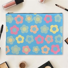 Floral Pattern Cosmetic Bag (xl) by Valentinaart