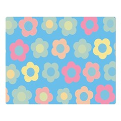 Floral Pattern Double Sided Flano Blanket (large)  by Valentinaart