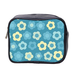 Floral Pattern Mini Toiletries Bag 2-side by Valentinaart