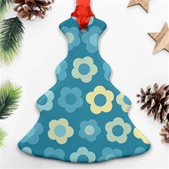 Floral Pattern Christmas Tree Ornament (two Sides)