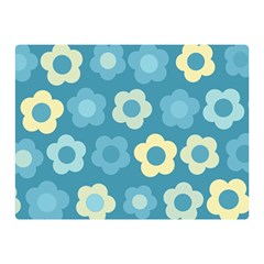 Floral Pattern Double Sided Flano Blanket (mini) 