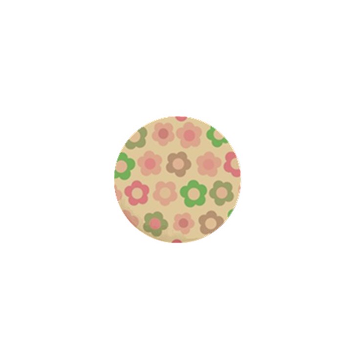 Floral pattern 1  Mini Buttons