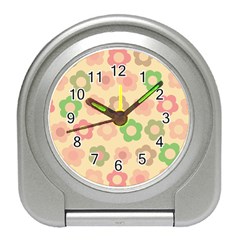 Floral Pattern Travel Alarm Clocks by Valentinaart