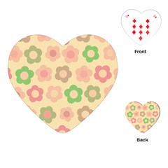 Floral Pattern Playing Cards (heart) 