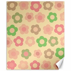 Floral Pattern Canvas 8  X 10  by Valentinaart