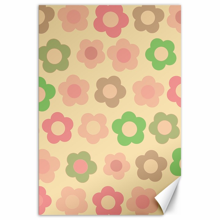 Floral pattern Canvas 20  x 30  