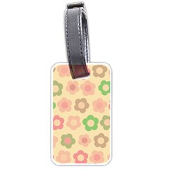 Floral Pattern Luggage Tags (one Side)  by Valentinaart