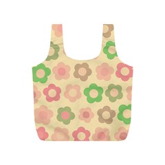 Floral pattern Full Print Recycle Bags (S) 