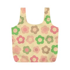 Floral Pattern Full Print Recycle Bags (m)  by Valentinaart