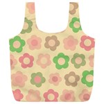 Floral pattern Full Print Recycle Bags (L)  Front