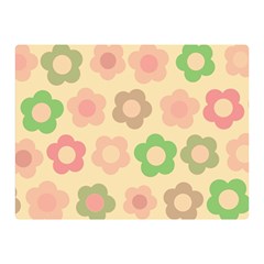 Floral Pattern Double Sided Flano Blanket (mini)  by Valentinaart