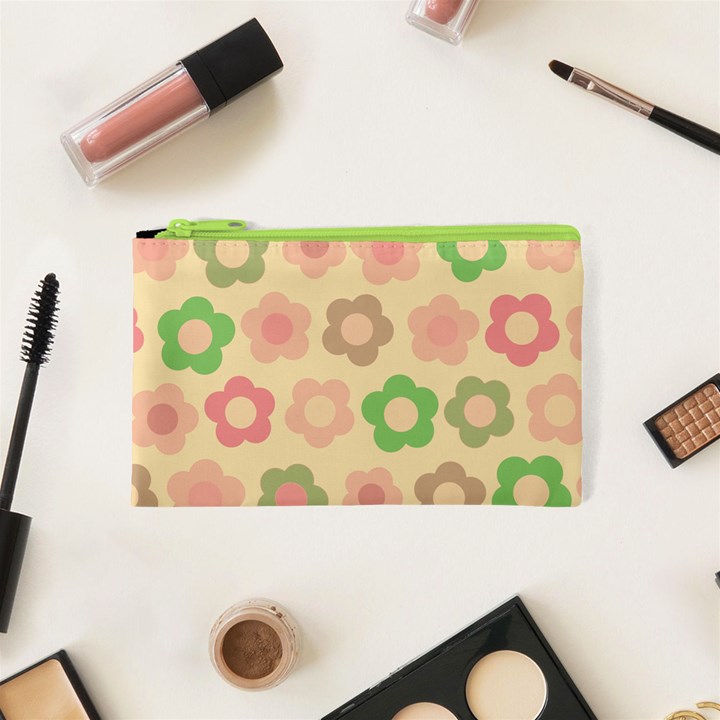 Floral pattern Cosmetic Bag (XS)