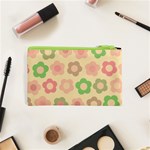 Floral pattern Cosmetic Bag (XS) Back