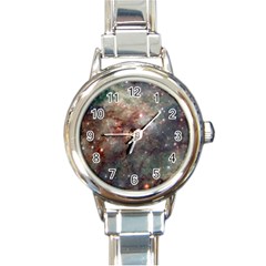 Tarantula Nebula Round Italian Charm Watch by SpaceShop