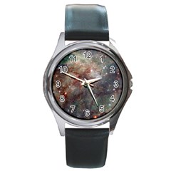 Tarantula Nebula Round Metal Watch