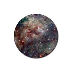 Tarantula Nebula Rubber Round Coaster (4 Pack)  by SpaceShop