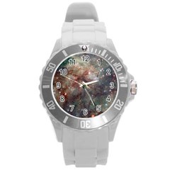 Tarantula Nebula Round Plastic Sport Watch (l) by SpaceShop