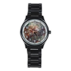 Tarantula Nebula Stainless Steel Round Watch