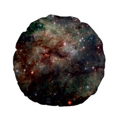 Tarantula Nebula Standard 15  Premium Flano Round Cushions by SpaceShop