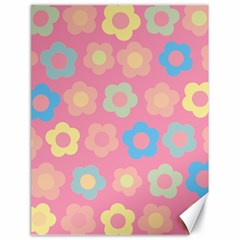 Floral Pattern Canvas 18  X 24   by Valentinaart