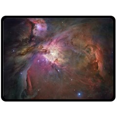 Orion Nebula Double Sided Fleece Blanket (large)  by SpaceShop