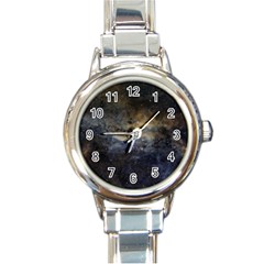 Propeller Nebula Round Italian Charm Watch