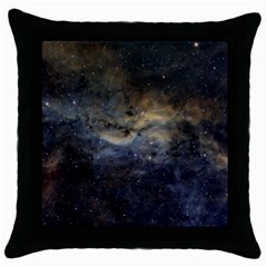 Propeller Nebula Throw Pillow Case (black) by SpaceShop