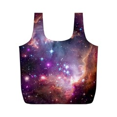 Small Magellanic Cloud Full Print Recycle Bags (m)  by SpaceShop