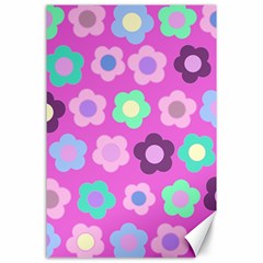 Floral Pattern Canvas 24  X 36 