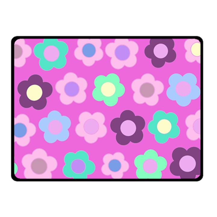 Floral pattern Fleece Blanket (Small)