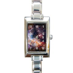 Celestial Fireworks Rectangle Italian Charm Watch by SpaceShop