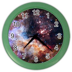 Celestial Fireworks Color Wall Clocks by SpaceShop