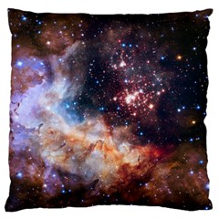 Celestial Fireworks Standard Flano Cushion Case (one Side) by SpaceShop