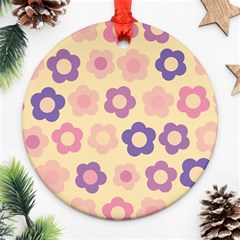 Floral Pattern Ornament (round) by Valentinaart